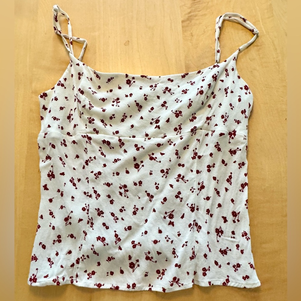 Floral print Reformation cami top. Small size 8